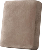 H.VERSAILTEX Velvet Stretch Couch Cushion Cover Plush Cushion Slipcover by HVERSAILTEX