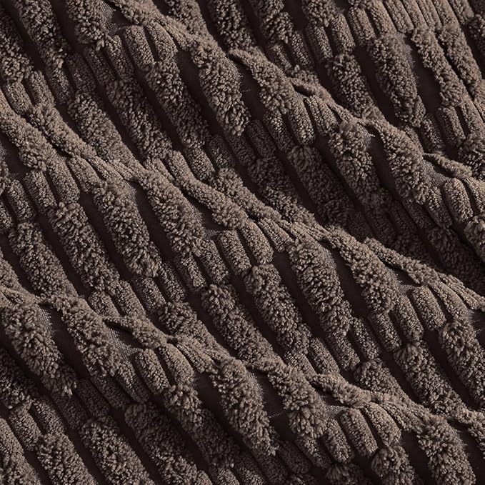 Fancy Homi 4 Packs Boho Dark Brown Decorative Throw Pillow Covers 14x14 Inch - Image 5