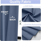 Simplebrand Ava Denim Blackout Curtains - Image 3