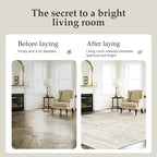 Double Layers 8x10 Area Rugs for Living Room- Upgraded Removable Washable Area - Image 7
