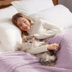 Whale Flotilla King Size Fuzzy Fleece Blanket - Image 3