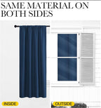 NICETOWN RV Blackout Curtains for Camper Windows, Moroccan Blue, Kitchen - Image 6