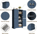 ChooChoo Bathroom Floor Cabinet with Adjustable Shelves