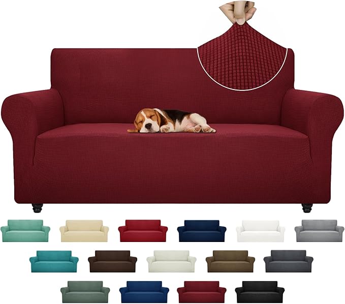 ZNSAYOTX Super Stretch Couch Cover Universal Sofa Covers by ZNSAYOTX