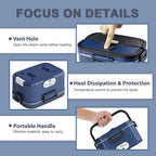 Nifogo Electric Lunch Box for Adults Men 100W 1.8L, 12V/24V/110V