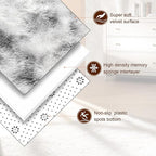 TWINNIS Super Soft Shaggy Rugs Fluffy Carpets 8x10 Feet, Indoor Modern Plush - Image 2