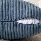 MIULEE Blue Decorative Throw Pillow Covers 20x20 Inch - Image 3