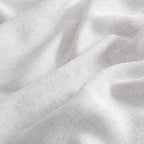 MIULEE White Curtains 36 Inch Length 2 Panels, Soft Thick Linen Textured Semi - Image 6
