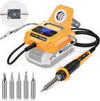 Cordless Soldering Station for Dewalt 20V Max Battery with 2 Helping Hands