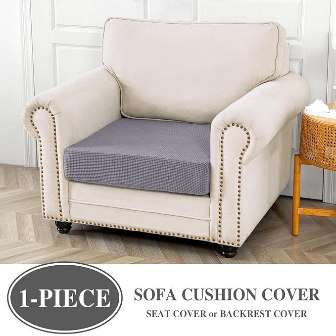 Couch Cushion Cover Seat Cushion Cover Stretch Armchair Cover Separate - Image 2