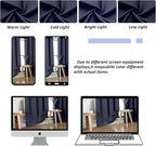 Simplebrand Ava Navy Blue Blackout Curtains - Image 8