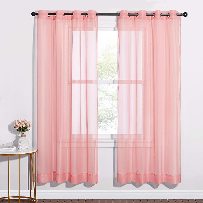 NICETOWN Sheer Textured Voile Curtains by NICETOWN