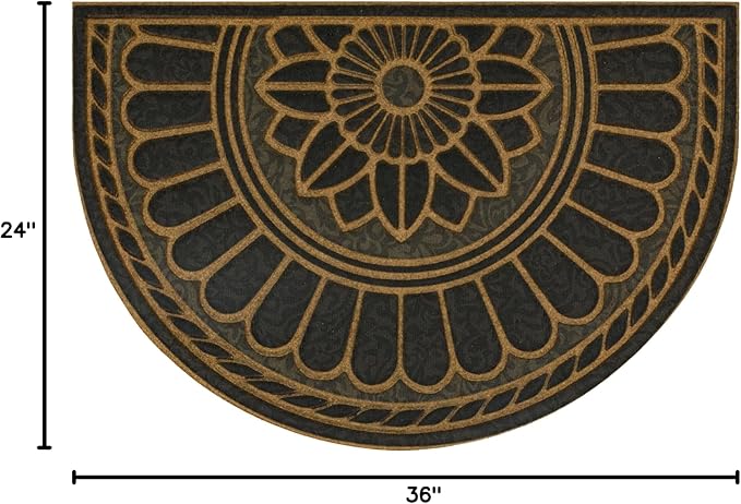 Mohawk Home Swirl Style Casual Ornamental Charcoal 2' X 3' All Weather Outdoor - Image 3