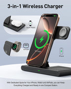 2026 Travel Portable Wireless Fast Charging Station for Apple