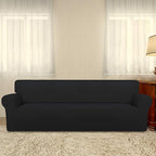 PureFit Super Stretch 4 Seater Sofa Slipcover – Spandex Non Slip Soft Couch - Image 2