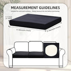8Pcs Stretch Patio Cushion Covers, Outdoor Couch Covers Replacement, Outdoor - Image 2