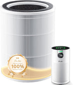 FreAire Air Purifier Replacement Filter for VisionAir HAP606 Air Purifier, 3-Stage Design with Activated Carbon, 1 Pack, White