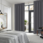 DWCN Dark Grey Blackout Curtains - Image 2