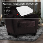 Leather Look Couch Cushion Covers Sofa Seat Slipcovers Sets Couches Furniture - Image 3