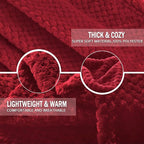 Exclusivo Mezcla Fleece Bed Blanket King Size, Super Soft and Warm Blankets - Image 7