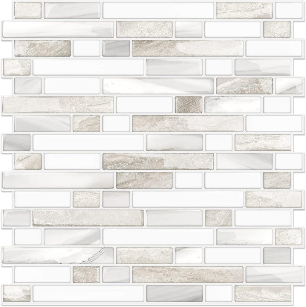 STICKGOO Peel and Stick Wall Tile Self-Adhesive Backsplash Thicker Design