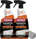 Weiman Granite and Stone Countertop Cleaner, Polisher & Protector, 2 Pack