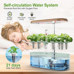 Hydroponics Growing System Indoor Garden: 12 Pods Hydroponic Planter
