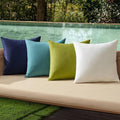 MIULEE Pack of 4 Decorative Outdoor Throw Pillow Covers Linen Waterproof Pillow by MIULEE