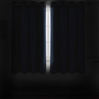 LEMOMO Navy Blue Blackout Curtains/52 x 45 Inch/Set of 2 Panels Room Darkening - Image 3