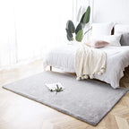 Ashler Faux Fur Rug, Ultra Soft Faux Rabbit Fur, 4 x 6 Feet Rectangle, Machine - Image 3