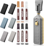 Laminate Floor Repair Kit, 6PCS Vinyl Floor Wax with 6PCS Wood Touch Up Markers, Fix Scratches, Stains, Cracks, Holes