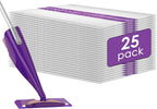 (25 Pack) Mop Pad Refill Compatible with Swiffer WetJet Mop, Disposable Multi Surface Wet Jet Hardwood Floor Cleaner Spray Mop Pads Refills, Mop Cloth
