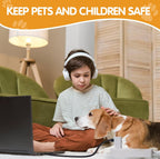Poen 3 Pack 30ft Cord Protectors from Pets No Chew, 3/8 Inch, Pet Material