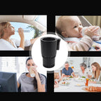 Car Cup Warmer Cooler, Auto Smart Cooling and Heating Cup Holder Electric Heated Insulated Beverage Mug Tumbler Holder for Car Home Office Outdoor Travel