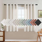 H.VERSAILTEX Elegant Natural Linen Blended Energy Efficient Light Filtering by HVERSAILTEX