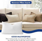 MIULEE Pillow Insert 16x24 Inch, Decorative Rectangle Throw Pillow Inserts - Image 4
