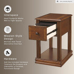 Signature Design by Ashley Breegin Narrow Chairside End Table