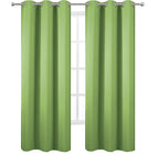 LEMOMO Light Green Thermal Blackout Curtains/42 x 95 Inch/Set of 2 Panels Room - Image 2