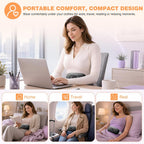 GLYDUNY Portable Cordless Heating Pad, Wearable Rechargeable Heat Pad