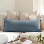 MIULEE Decorative Long Lumbar Throw Pillow Cover - Image 3
