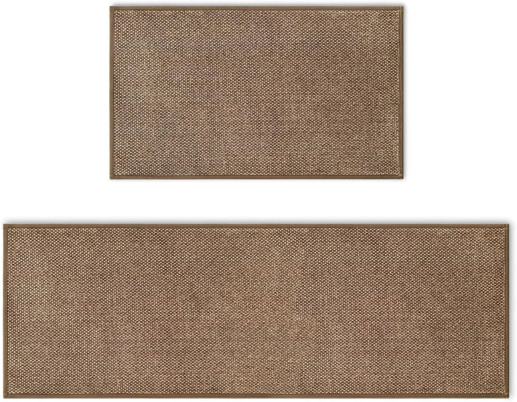 Artoid Mode Non-Slip Kitchen Rugs and Mats Set of 2-24x35 + 24x60