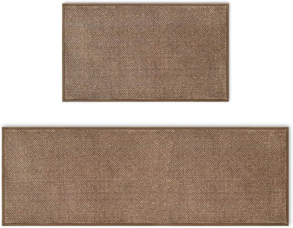 Artoid Mode Non-Slip Kitchen Rugs and Mats Set of 2-24x35 + 24x60