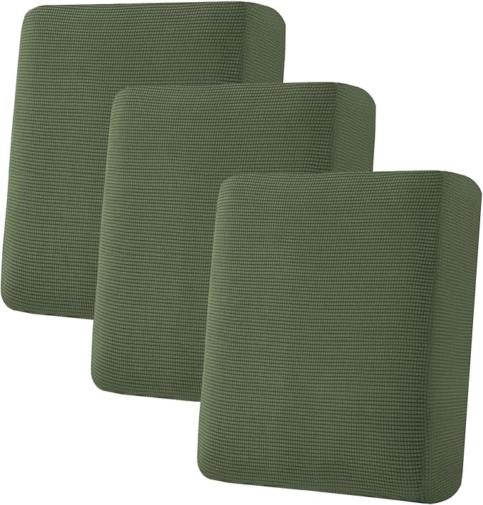 H.VERSAILTEX Super Stretch Individual Seat Cushion Covers Sofa Covers Couch by HVERSAILTEX