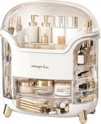 Omeily Makeup Organizer Countertop Vanity Cosmetic Skincares Organizer