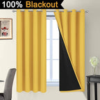 Yakamok Thermal Insulated 100% Blackout Curtains - Image 2