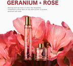 Hidden Label Soy Candle Set: Geranium & Rose 'Best Mom' Gift with Reed Diffuser & Room Spray