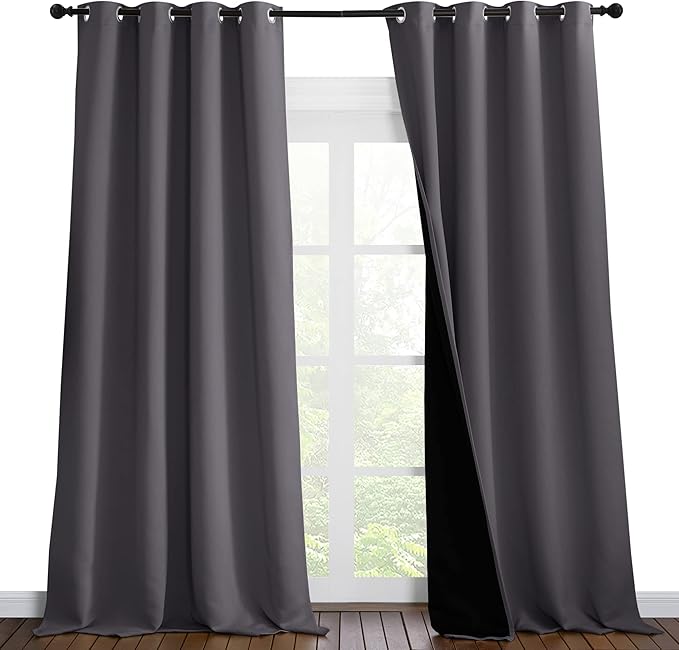 NICETOWN 100% Blackout Blinds, Laundry Room Decor Window Treatment Curtains by NICETOWN