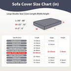 Couch Cushion Covers for Sofa Couch Covers Wear-Resistant Universal Sofa Cover - Image 3