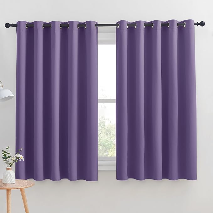 NICETOWN Lilac Purple Blackout Curtain Panels by NICETOWN