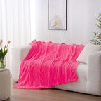 Hot Pink Fleece Throw Blanket 60”×80” - Image 4